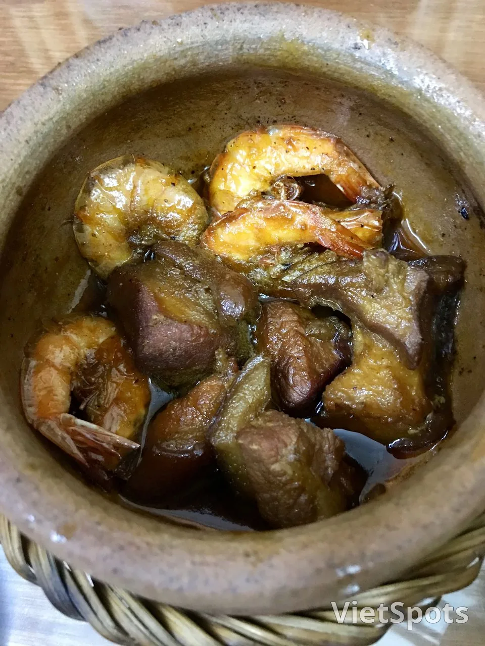 エビと豚肉