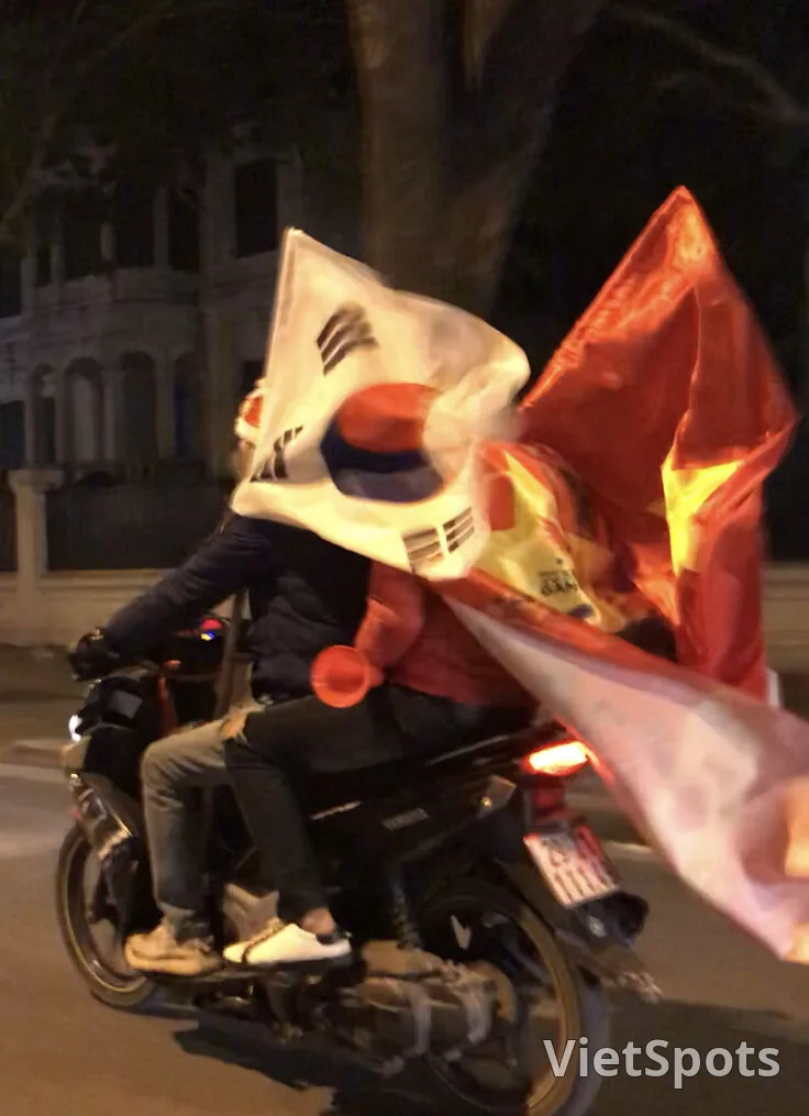 サポーターバイク歓喜