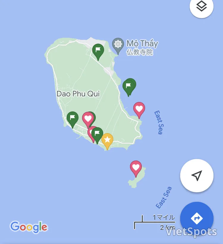 ダオフークイ地図