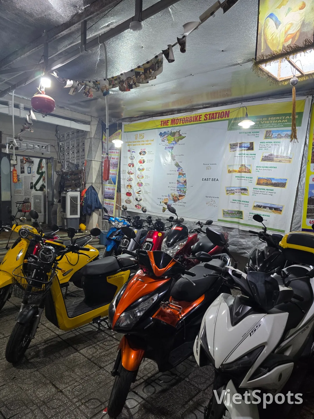 (後記) 在山茶夜市瘋狂購物後，在峴港也租了摩托車！！！