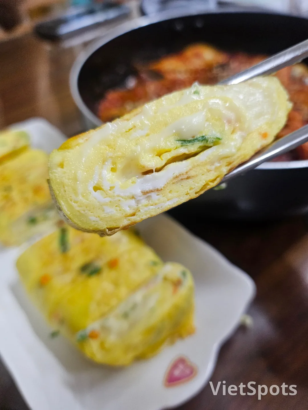 熟成キムチと鯖の煮付け