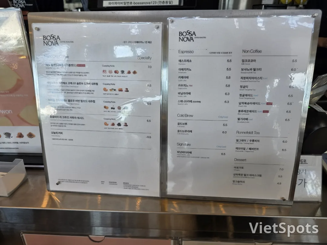 🇰🇷 Bossa Nova Coffee Roasters chi nhánh Gangneung ☕️