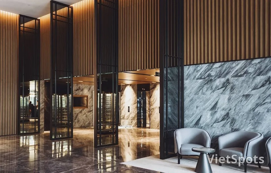 🇻🇳(Đánh giá) Bay Capital Da Nang Hotel nhận phòng, sảnh (= Crowne Plaza Da Nang City Centre)