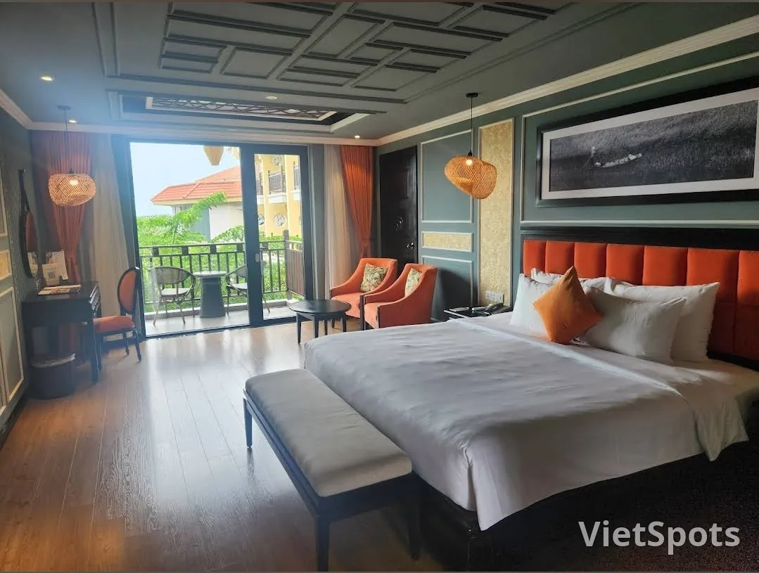 🇻🇳 (Đánh giá) Bel Marina Hội An Resort, tình trạng phòng Balcony Pool View (khu cũ)