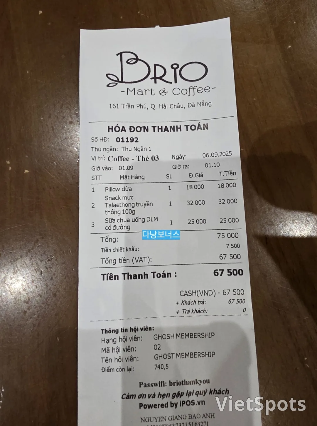 🇻🇳[डा नांग स्थानीय साझेदारी]BRIO mart & coffee