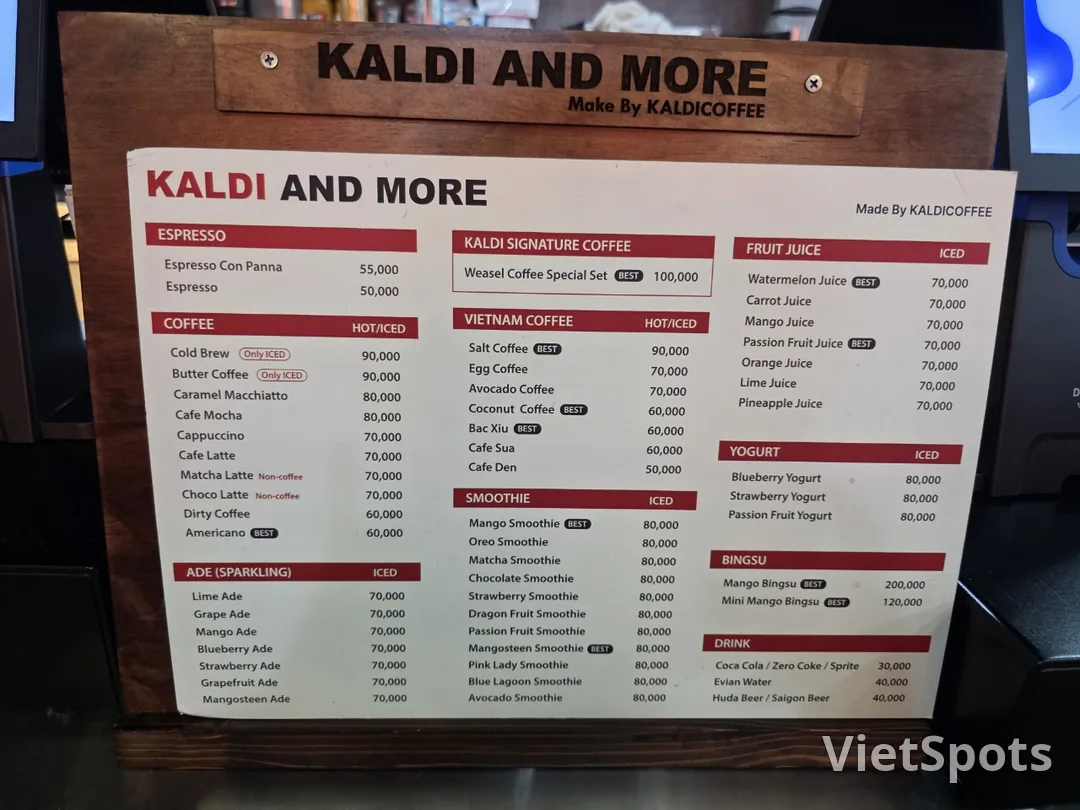 🇻🇳[다낭 로컬 제휴]칼디앤모어 KALDI AND MORE