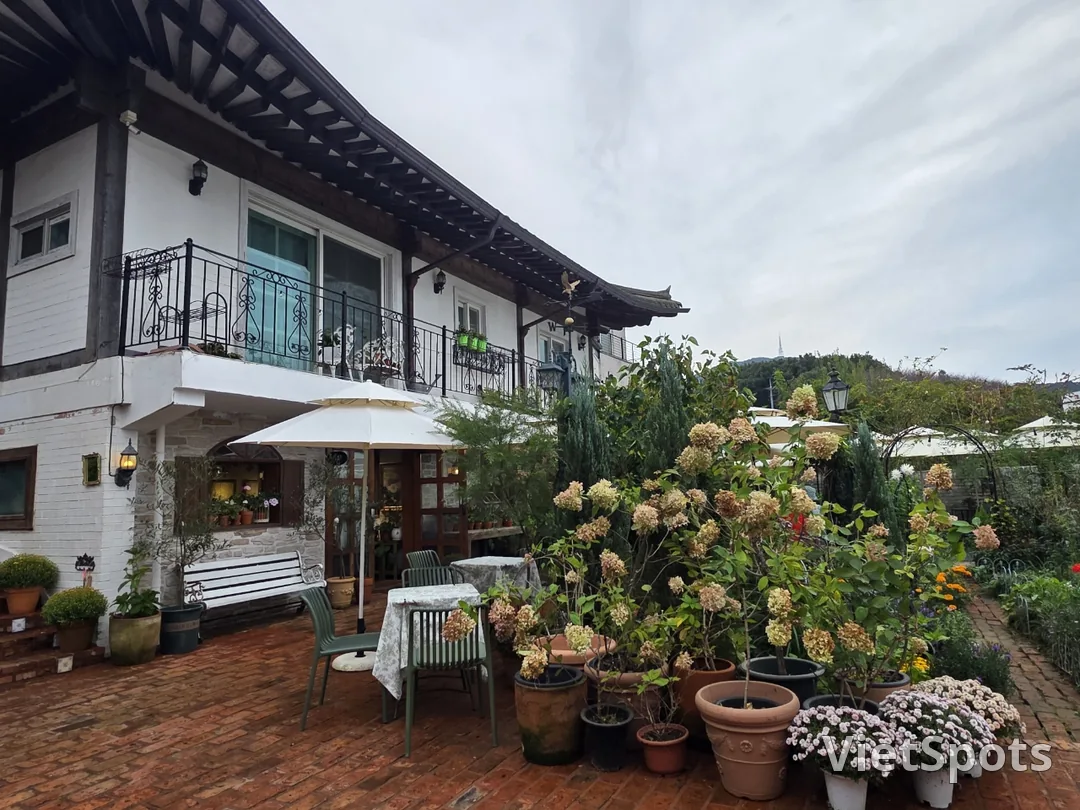 🇰🇷A charming and pretty cafe~ Rose Stella Garden