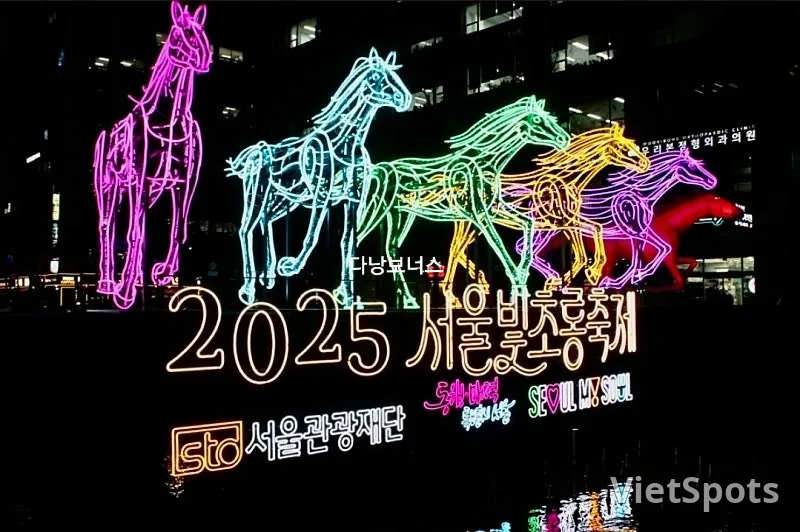 🇰🇷เทศกาลโคมไฟโซล 2025!📣ขยายเวลา (~18 ม.ค.)