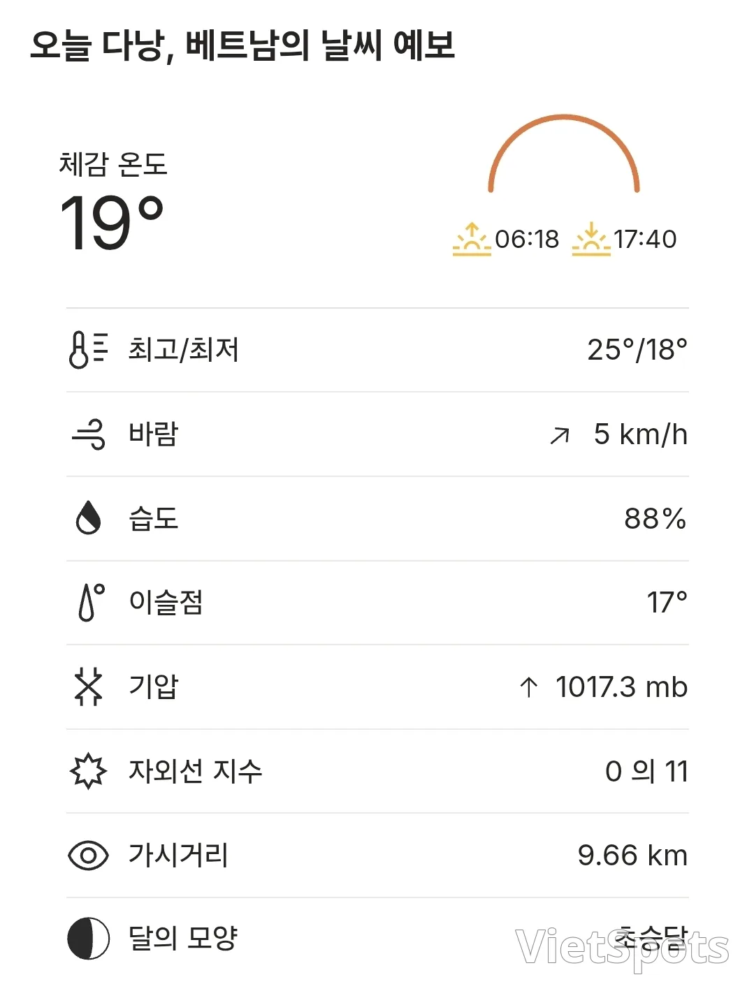 🌈Thời tiết Đà Nẵng hôm nay (260125)