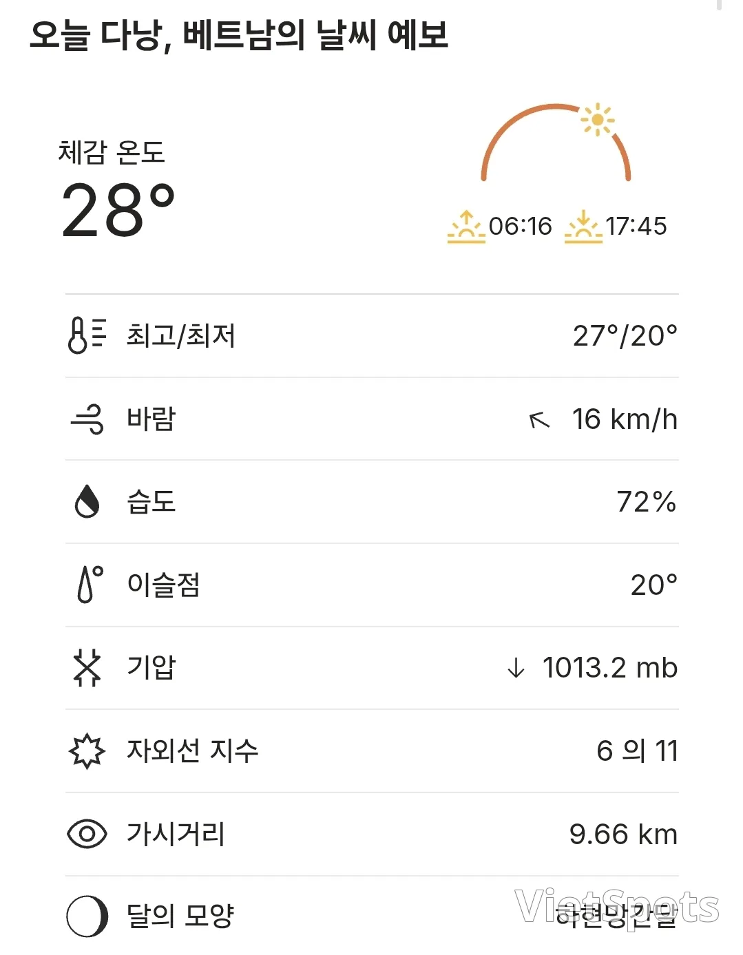 🌈Thời tiết Đà Nẵng hôm nay (260205)