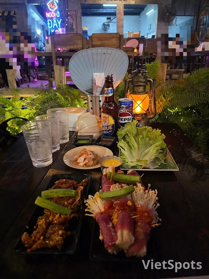 🇻🇳 Chuyến du lịch Đà Nẵng của ba mẹ con_ Quán BBQ than địa phương ngon ở Hội An (thanh toán bằng GLN)