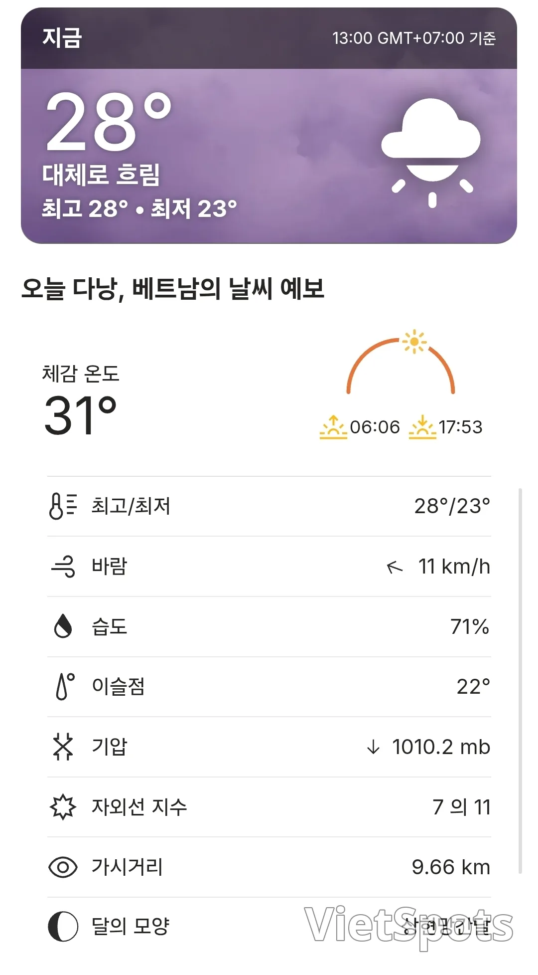 🌈Today's Da Nang weather forecast (260226)