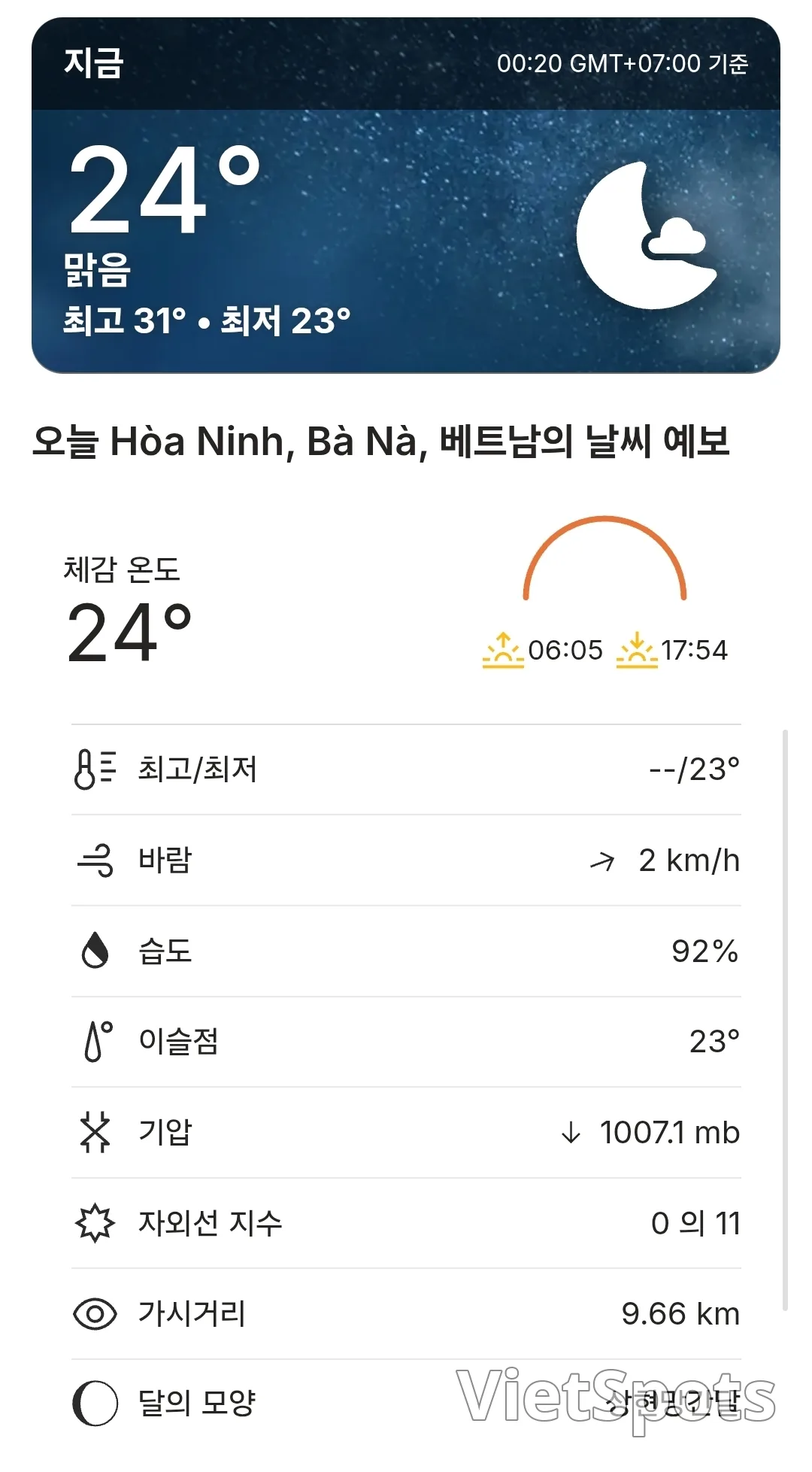 🌈今日巴拿山天氣預報 (260301)