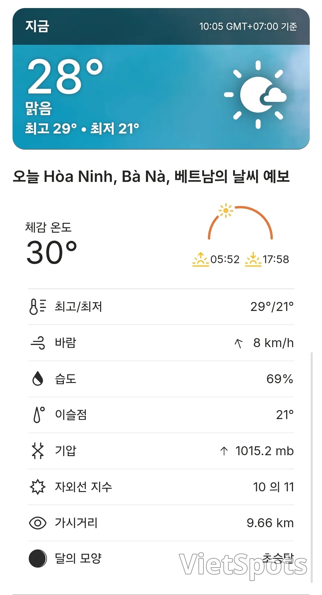 🌈Dự báo thời tiết Bà Nà Hills hôm nay (260320)