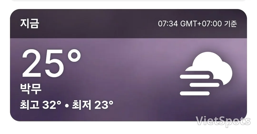 🌈Today's Ba Na Hills weather forecast (260329)