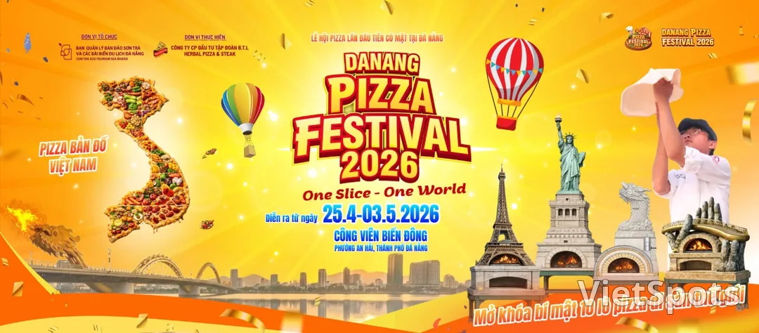🍕(Thông tin) Tổ chức Lễ hội Pizza Quốc tế Đà Nẵng 2026!