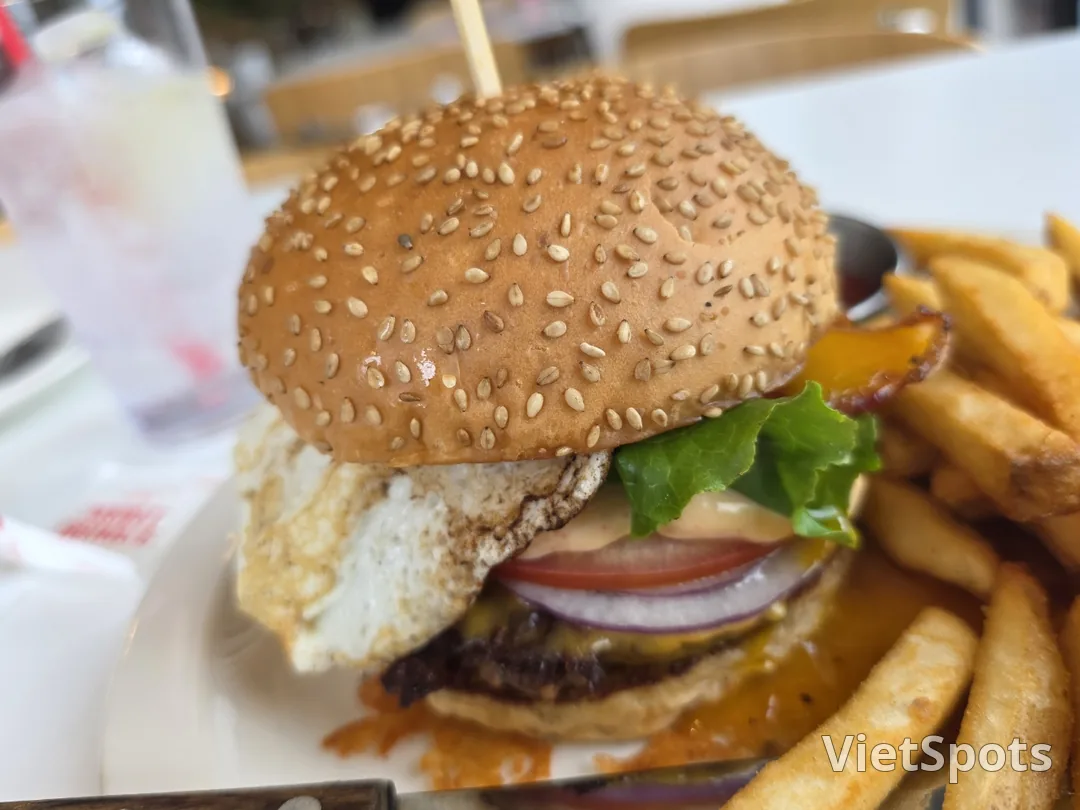 Bánh burger thủ công