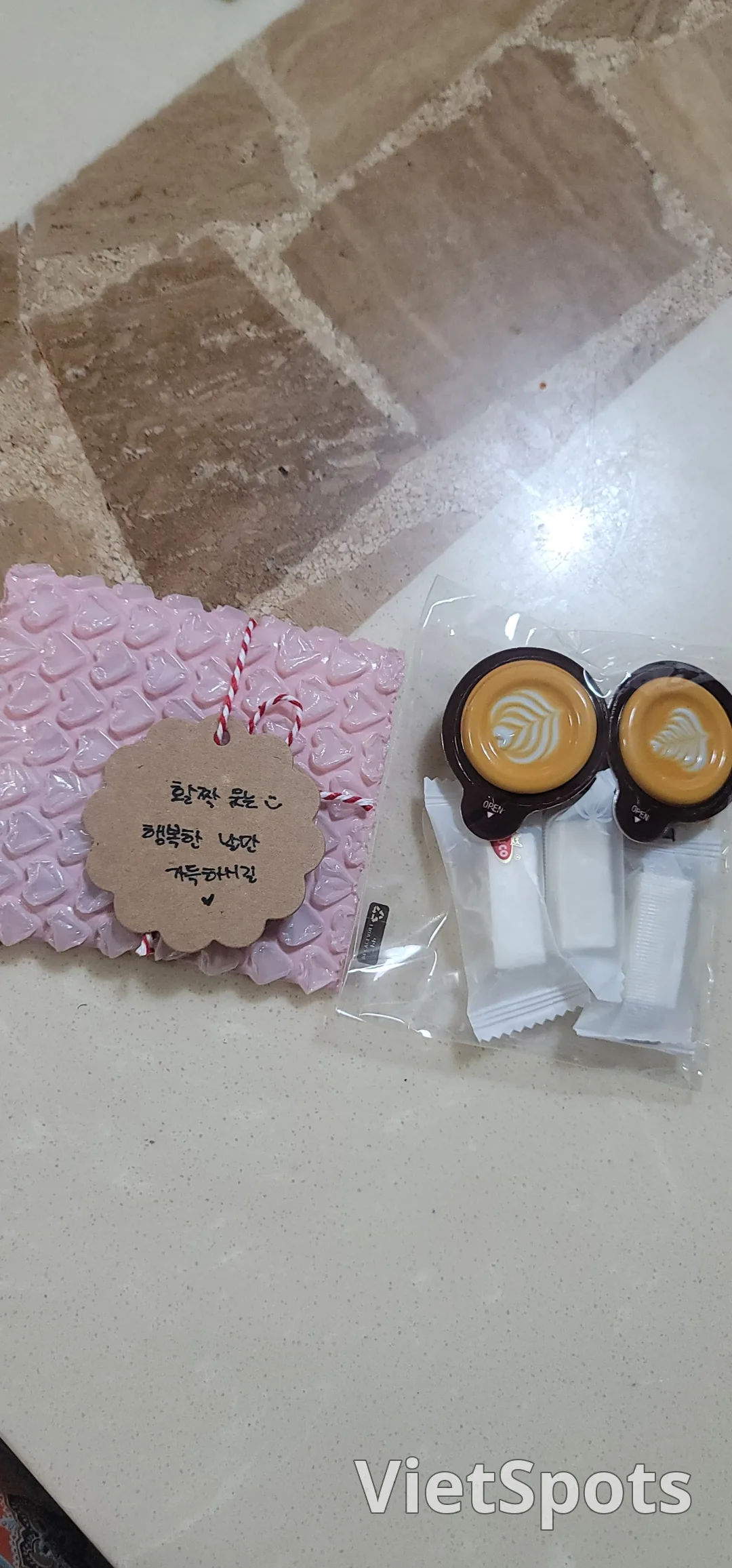 謝謝你送的漂亮手鍊。