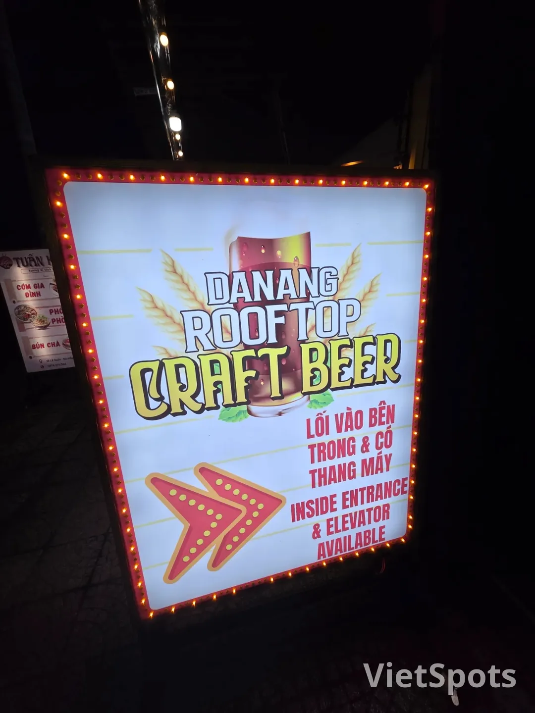 ✈️Quán bia rooftop đã ghé sau khi đến nơi vào ban đêm - Rooftop Craft Beer (Da Nang Rooftop - Craft Beer)