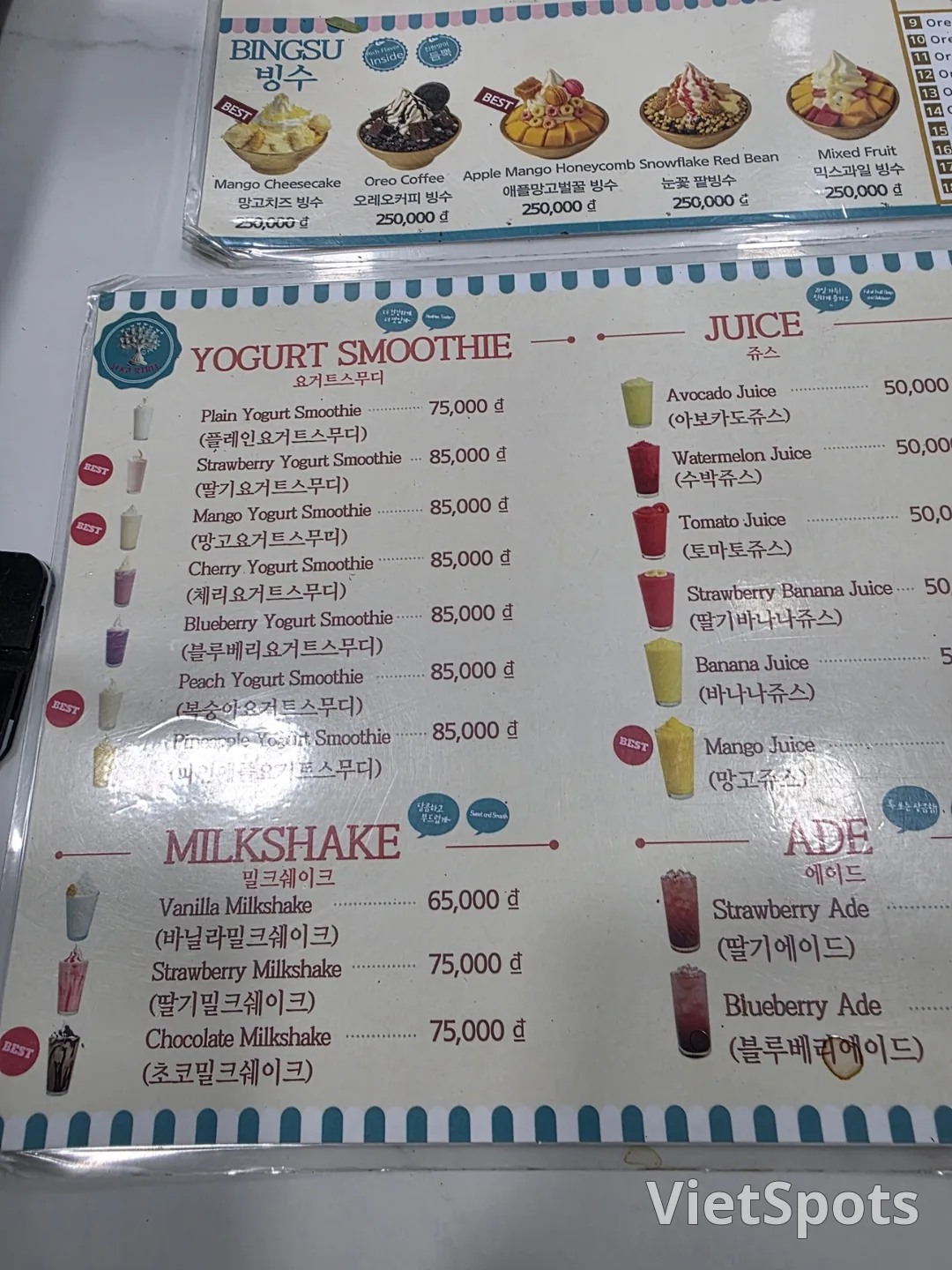 ✈️ Yogurtree (Yogurtree - Kem Sữa Chua)-Bingsu Xoài