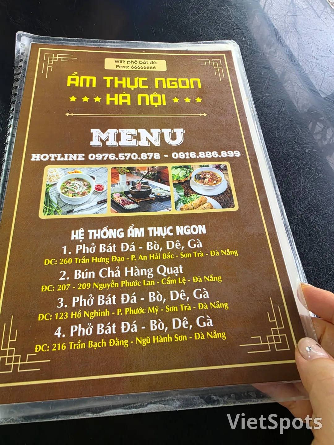 ✈️ ローカルフォー -フォーバットダー(Phở bát đá - Bún chả hà nội)