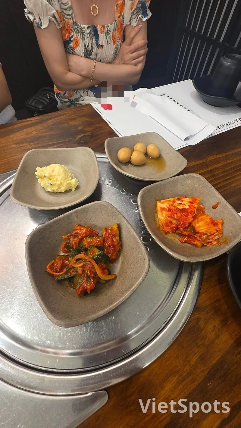 Last meal before departing Da Nang is Korean food!