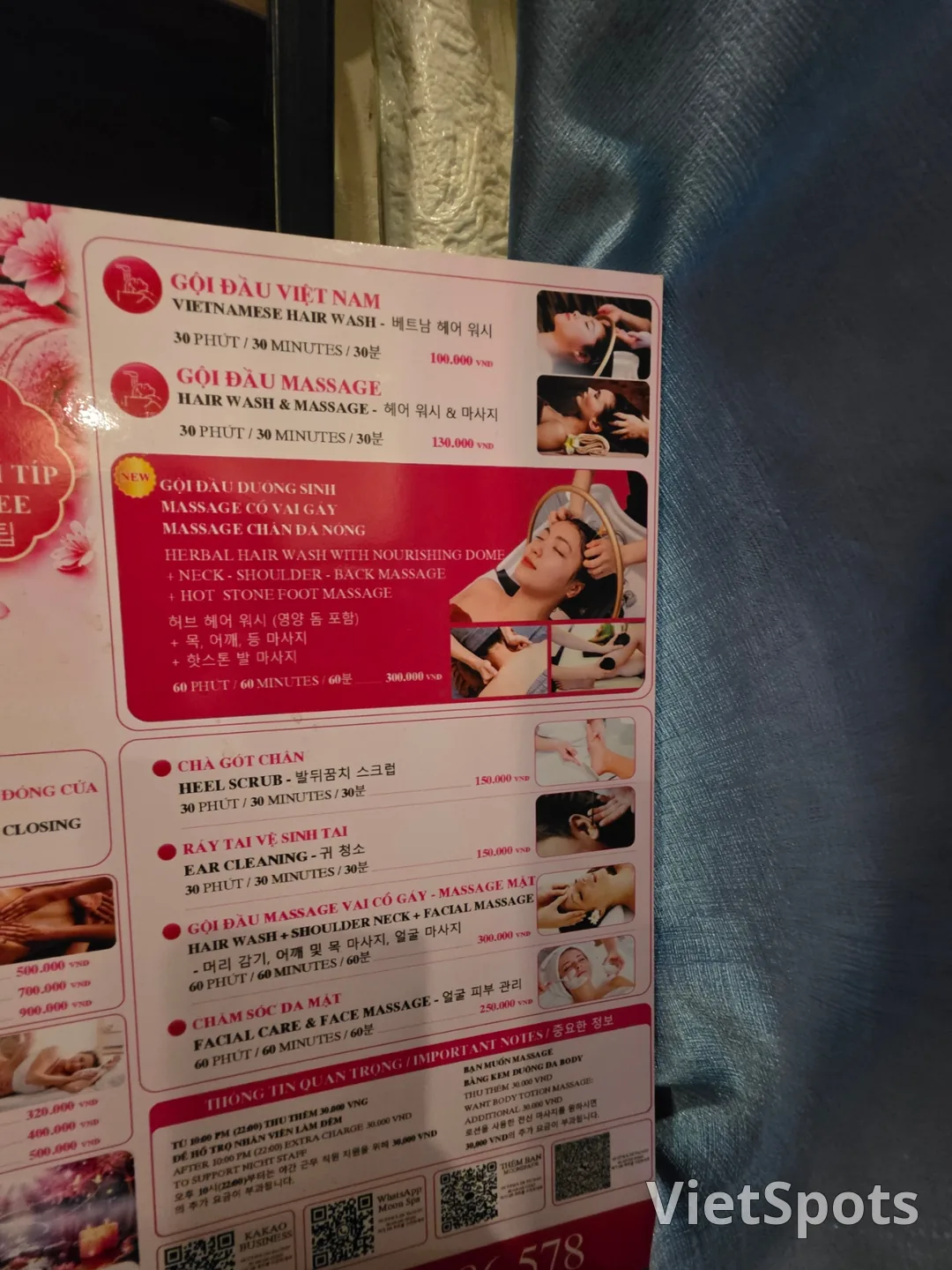✈️韓市場新芳南酒店旁邊,B Mart超市內的當地按摩店 - Moom Spa