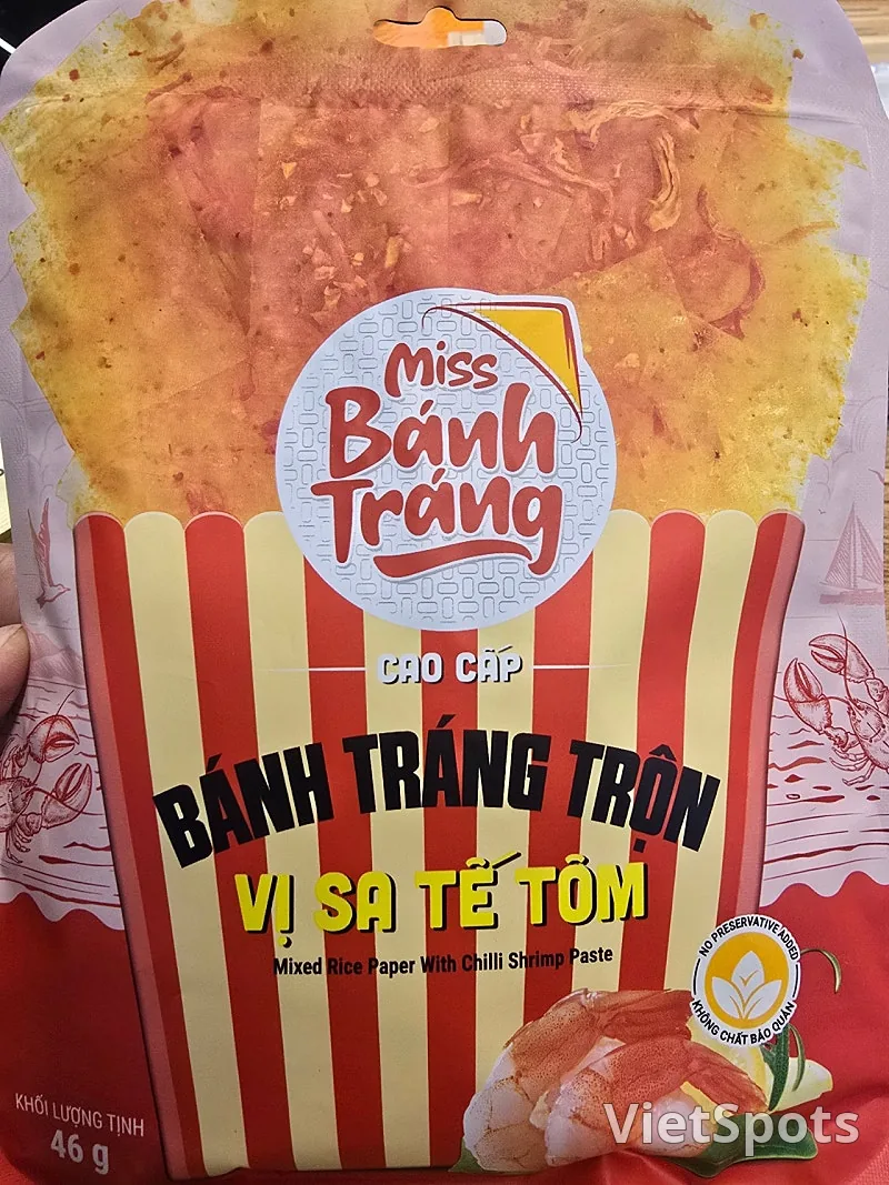 Review Đà Nẵng ✈️ Snack Bánh Tráng Trộn Jolly Mart