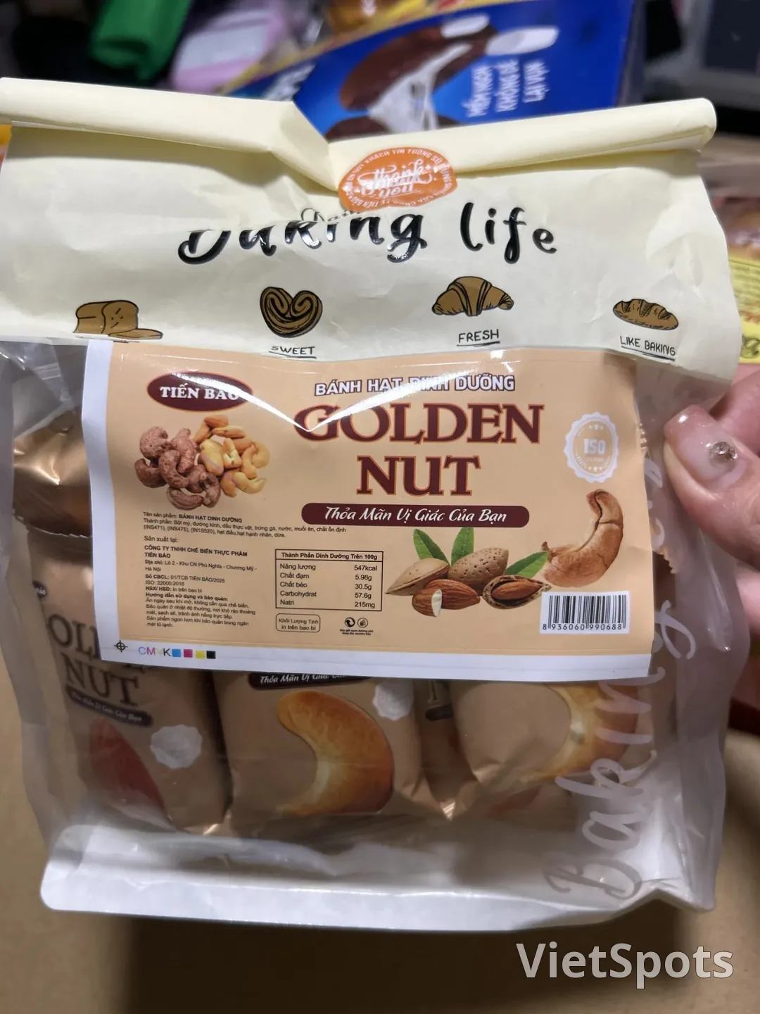 (Thông tin) Mình sẽ chia sẻ thông tin mua hàng của Golden Nut & Cherish vị chuối nhé