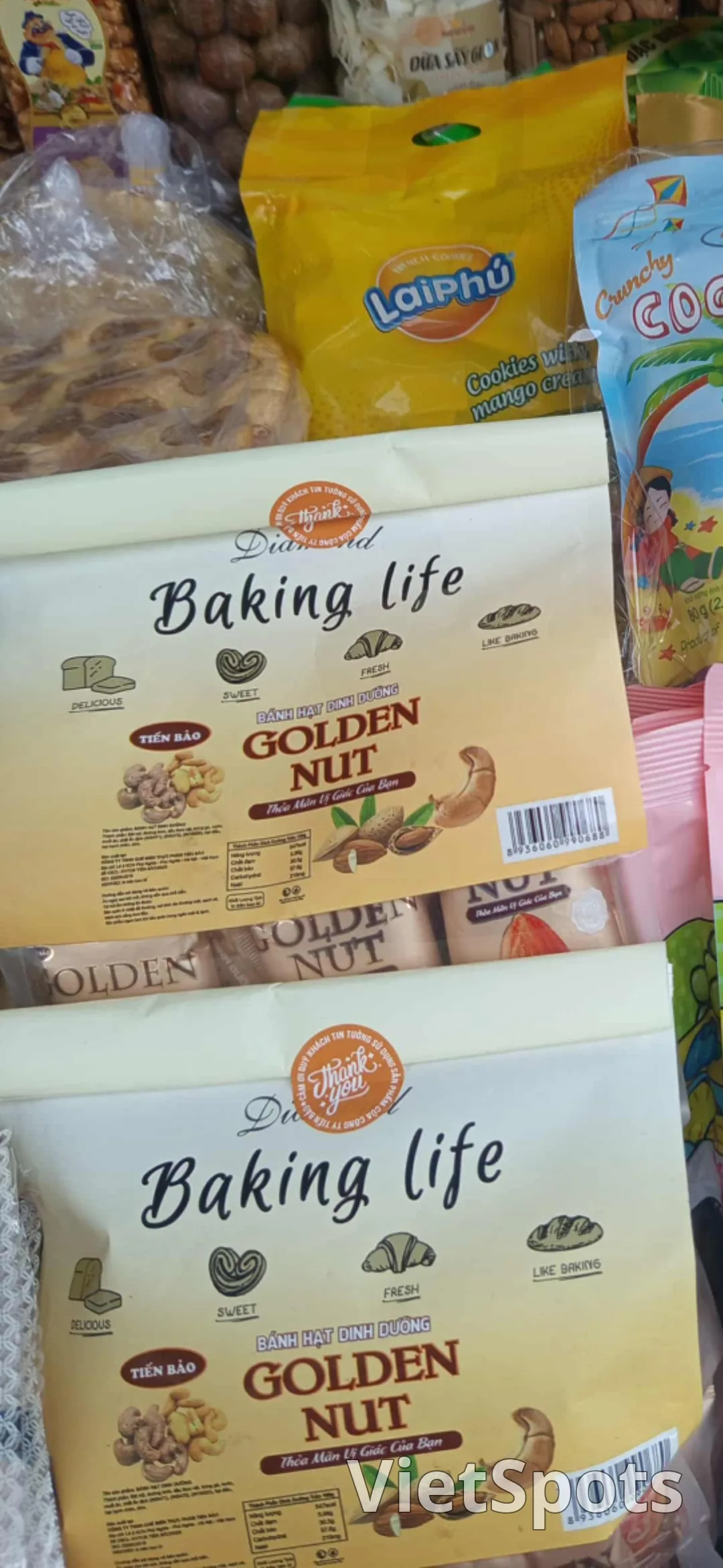 (Thông tin) Mình sẽ chia sẻ thông tin mua hàng của Golden Nut & Cherish vị chuối nhé