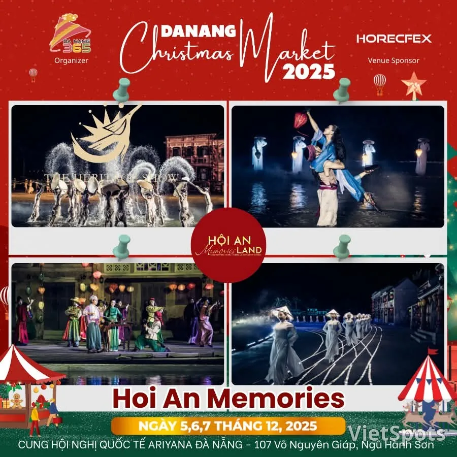 (Thông tin) 🎄 Chợ Giáng Sinh Đà Nẵng 2025 🎄 – Lịch trình chính thức