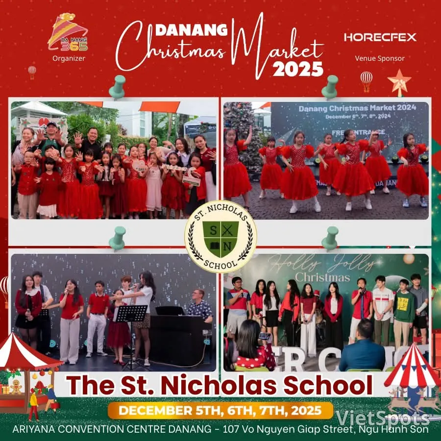(Thông tin) 🎄 Chợ Giáng Sinh Đà Nẵng 2025 🎄 – Lịch trình chính thức