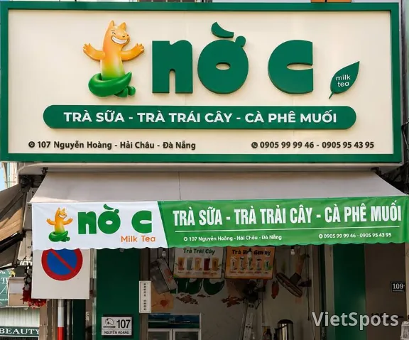 Nờ C – Milk Tea & Fruit Tea – Nguyễn Hoàng — một trong những quán được nhắc trong bài
