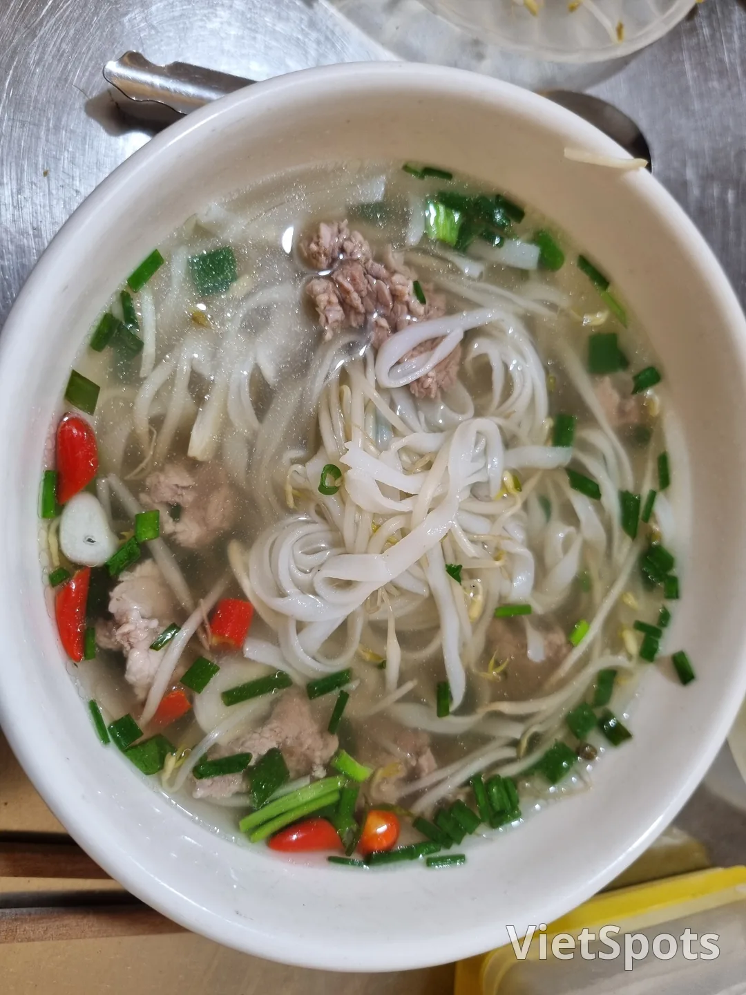 Phở ngon nhất mà tôi từng ăn.
