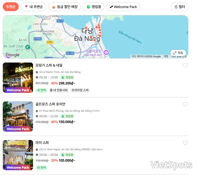 Khám phá ứng dụng vietspots 🔎