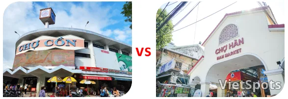ตลาดฮานกับตลาดกอนในดานัง ต่างกันยังไงนะ? 🛍️🍜 ของที่ระลึกไปตลาดฮาน? ของกินท้องถิ่นไปตลาดกอน?