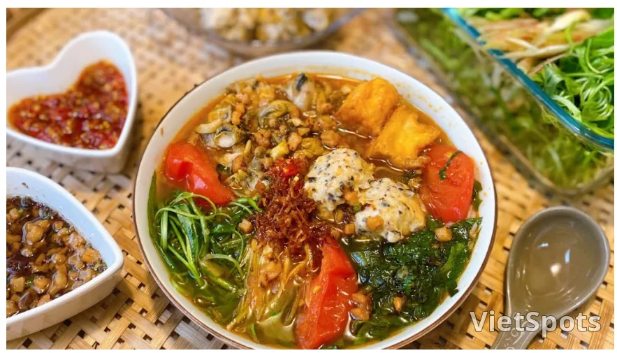 맛있는 달팽이 국수 - 다낭의 아침 식사를 위한 맛의 변화