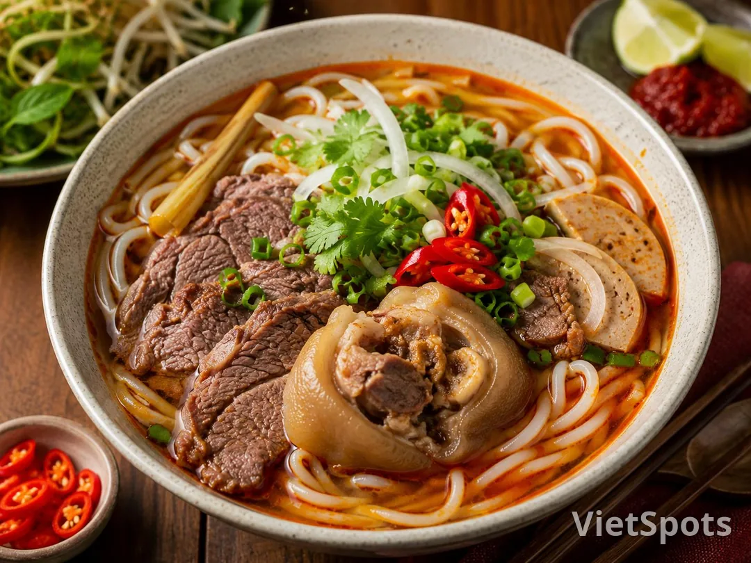 🍜 BÚN BÒ HUẾ NA – เมนูอร่อยที่ห้ามพลาดเด็ดขาดในดานัง!