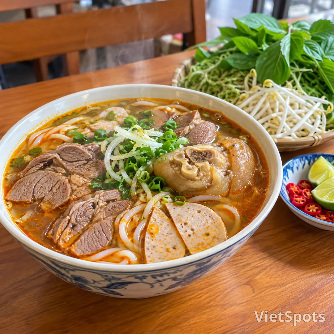 🍜 BÚN BÒ HUẾ NA – เมนูอร่อยที่ห้ามพลาดเด็ดขาดในดานัง!