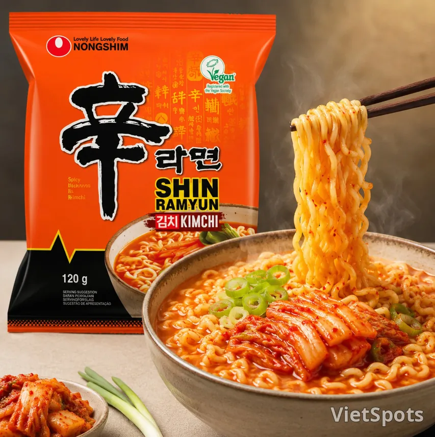 ที่เกาหลีไม่มีเหรอ? ราเมงเกาหลีสุดพิเศษที่เจอในเวียดนาม 🍜