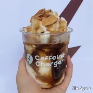 다낭 코코넛 커피 카페인 차저