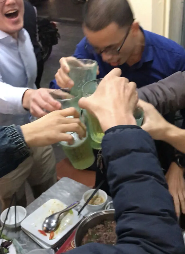 ベトナムサッカー優勝乾杯