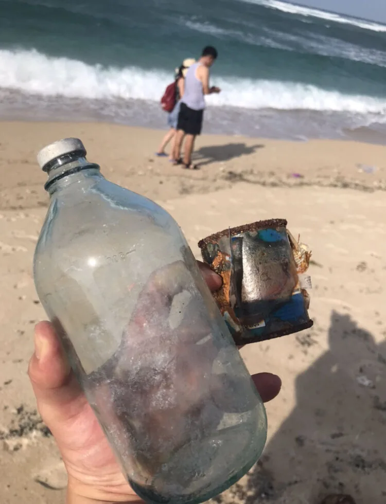 漂流物浜辺さんぽ