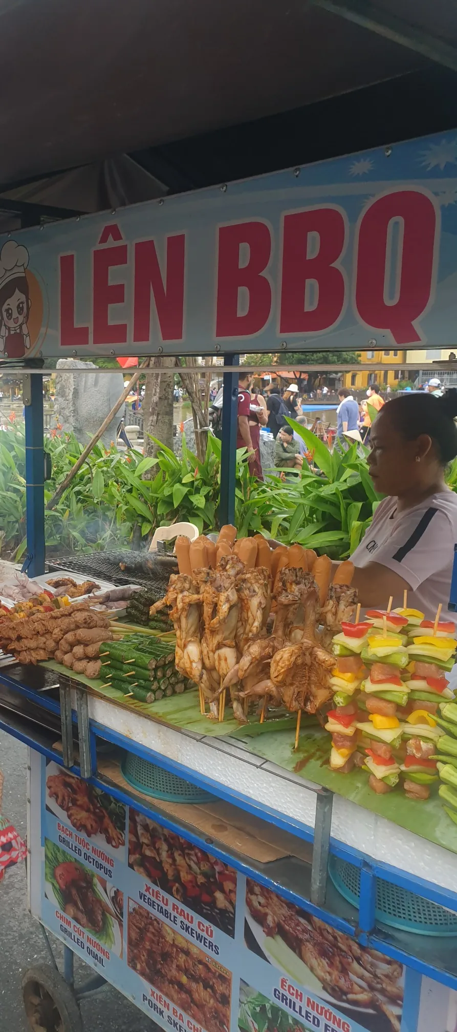 🐸🐸>> 🇻🇳Review xiên nướng BBQ Hội An