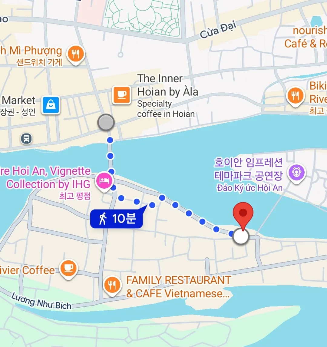 (🇻🇳phòng 6, 30/8~4/9) nhật ký du lịch.. sau khi trời tối, quán cà phê gần sông Thu Bồn, quán cà phê xịn (trinh cafe)