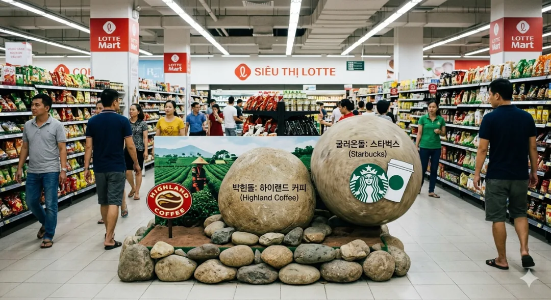 Nhật ký chuyến đi 7🛫🇻🇳 Starbucks trong siêu thị