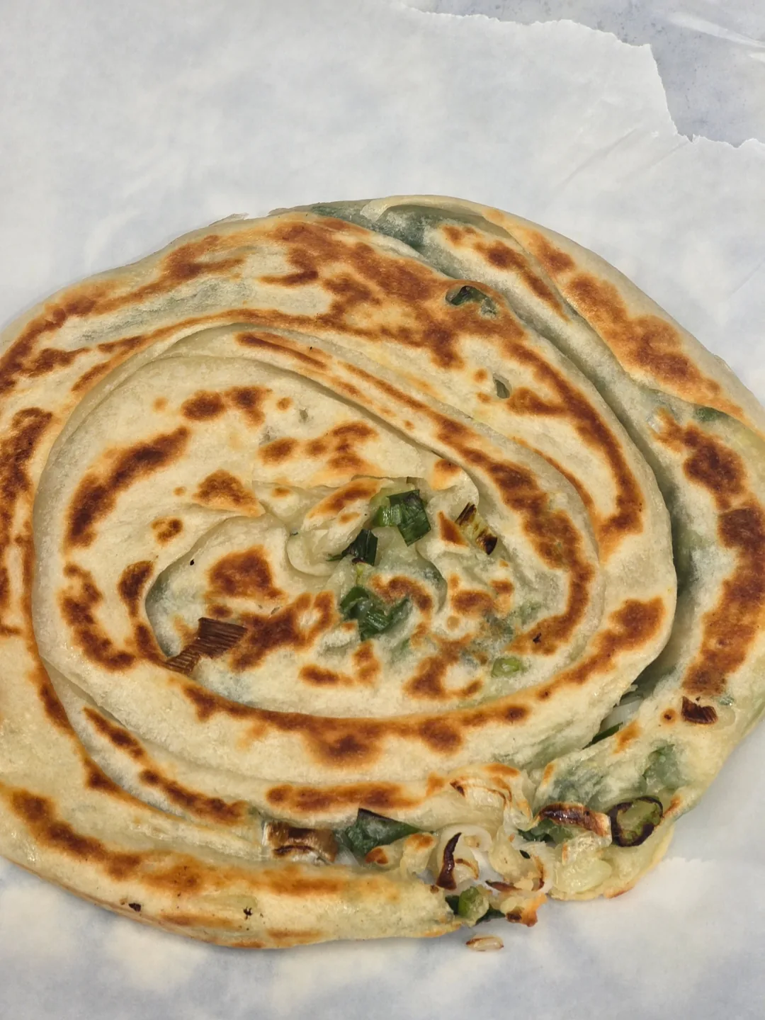 Chợ Sinpo Chongyubing (bánh kếp hành lá)