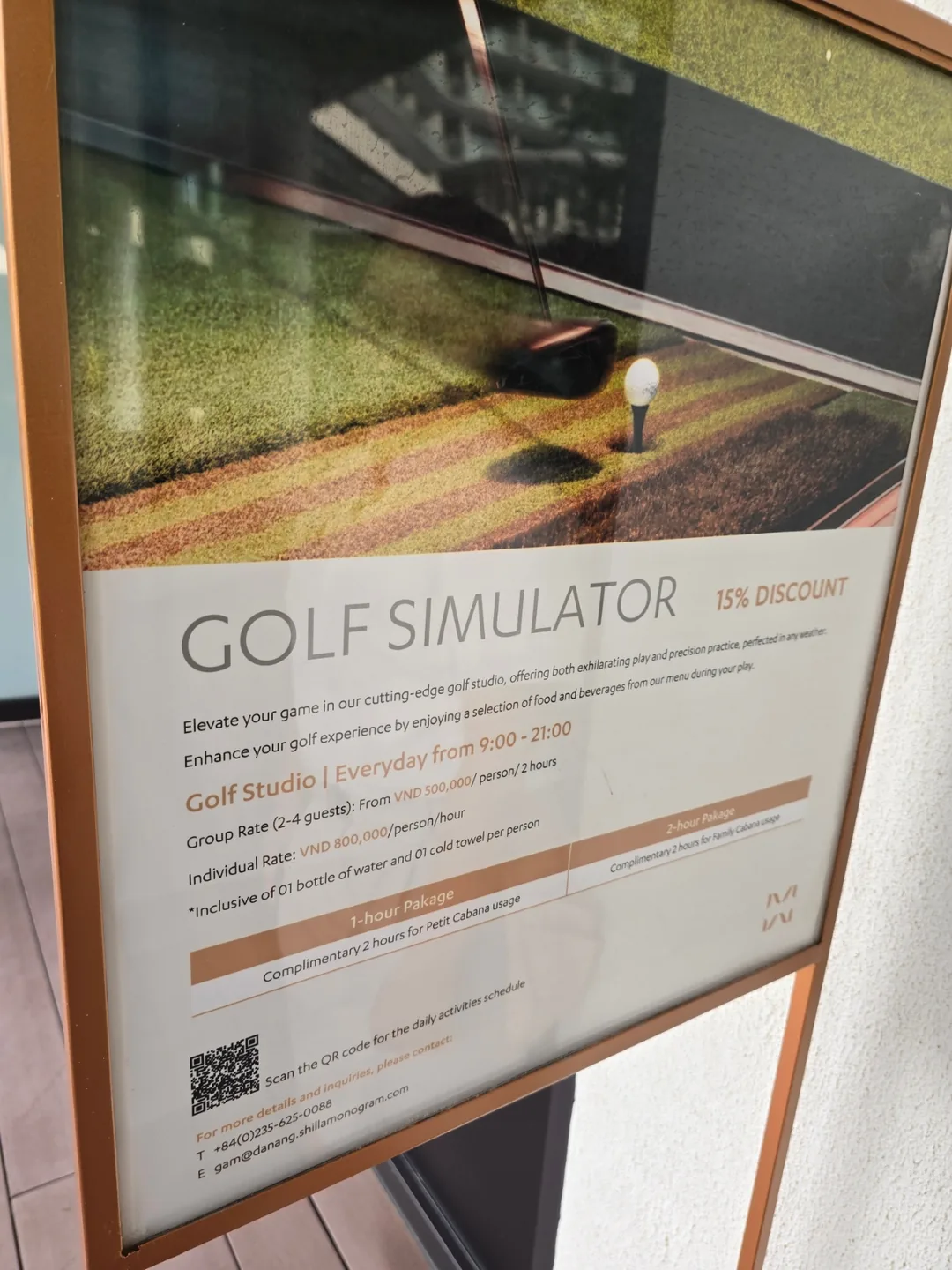 Sân tập Screen Golf Silla Monogram Đà Nẵng ⛳