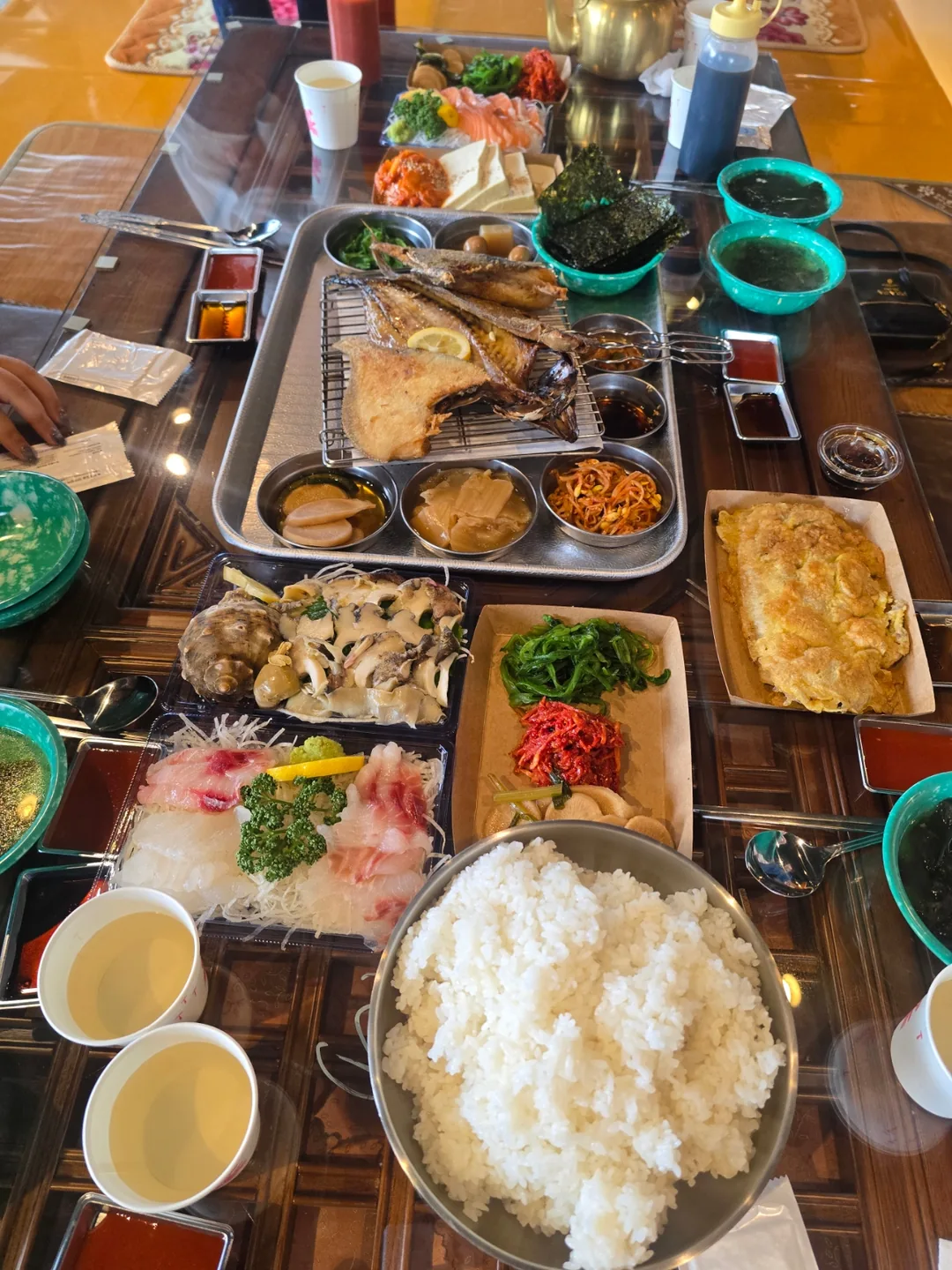 Sashimi 9.900 won? Pasi Gueupbaetteo