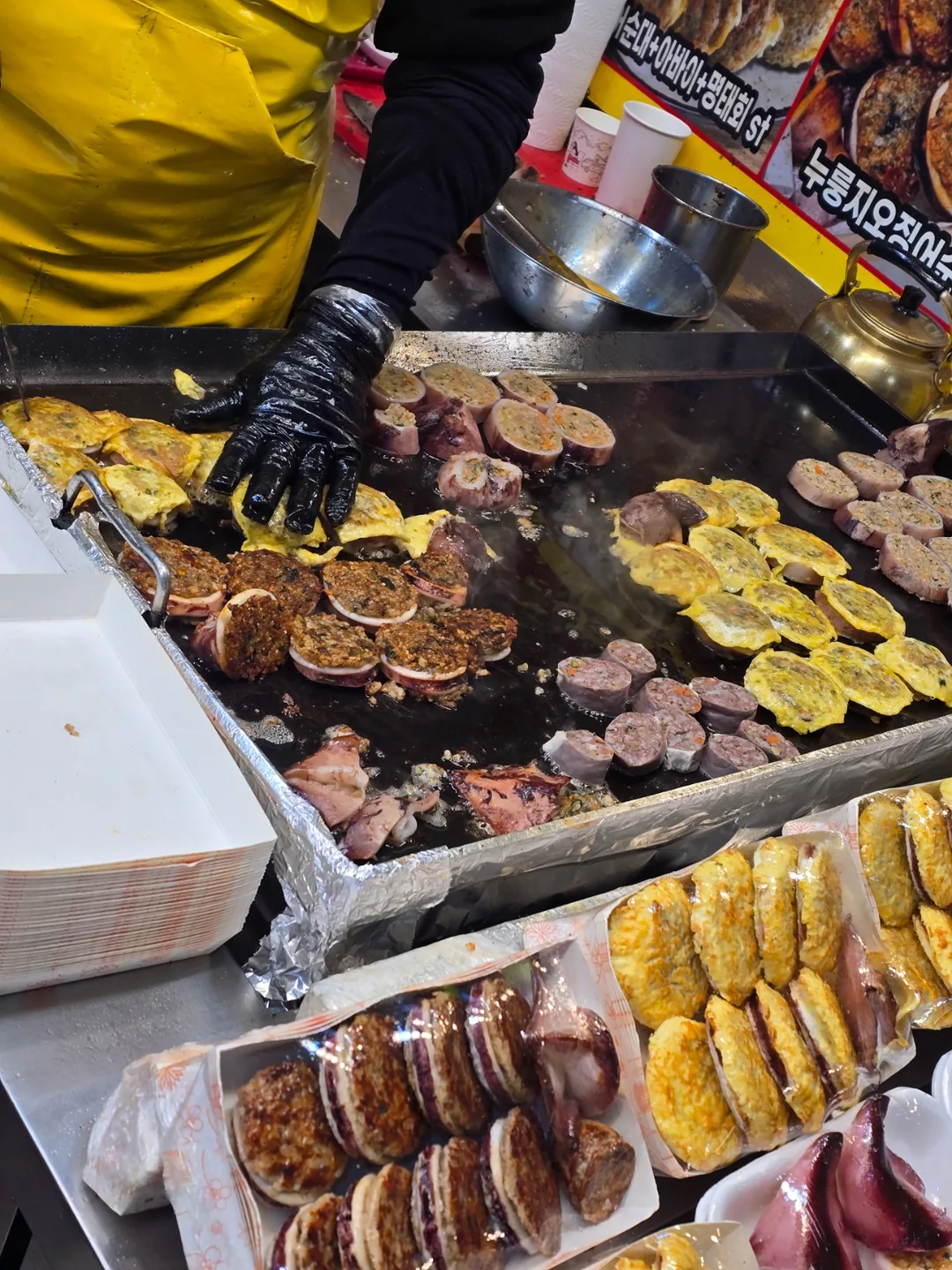 Sundae mực chợ Sokcho